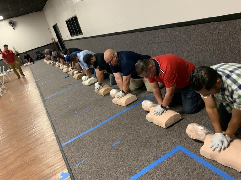 Cpr Group Rack First Aid Group Training Photos | CPR Classes in AZ, NV, & CA